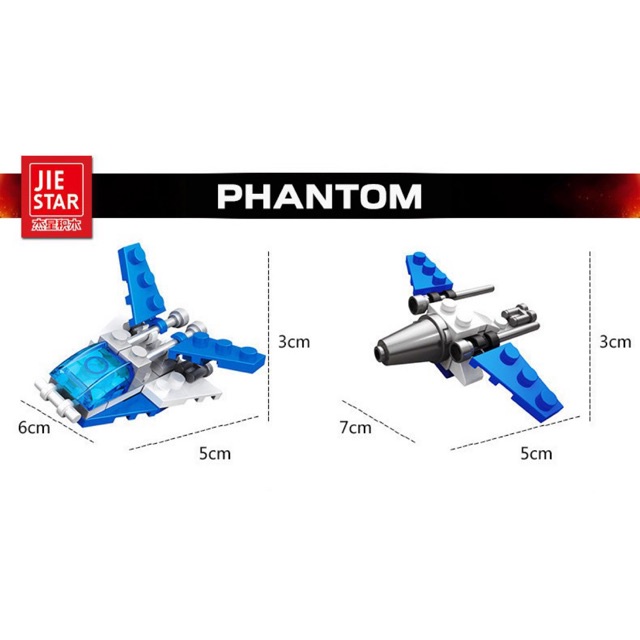 Bộ đồ chơi lắp ghép mô hình mini cho bé phát triển trí não