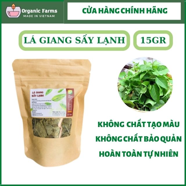 Lá Giang Sấy Lạnh The Moshav Farm 15gram - The Moshav Farm Freeze-dried Licorice Leaves 15g