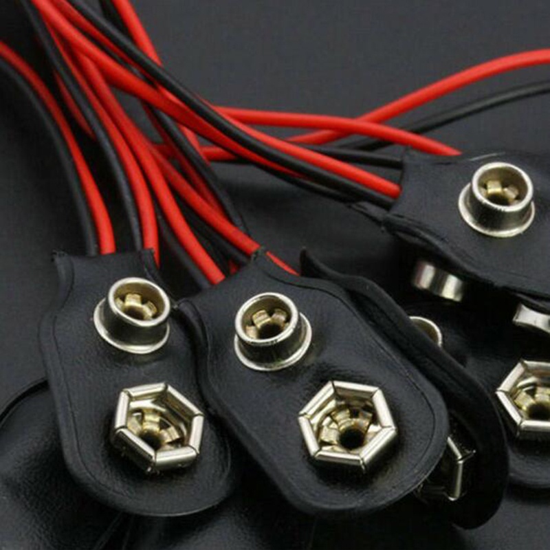 Bộ Kẹp Pin 10 9V (9 Volt) Trong