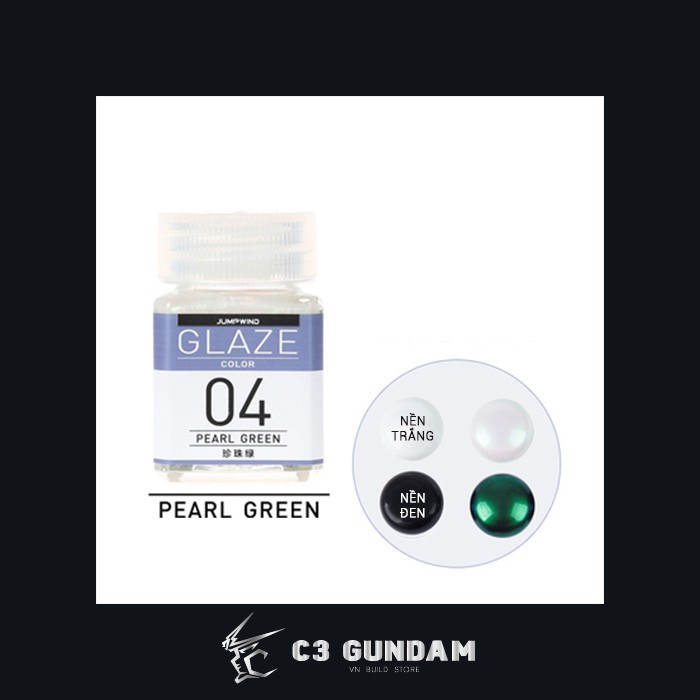 SƠN MÔ HÌNH GUNDAM JUMPWIND MÀU NGỌC TRAI - GLAZE PEARL COLOR JWGC 18ML