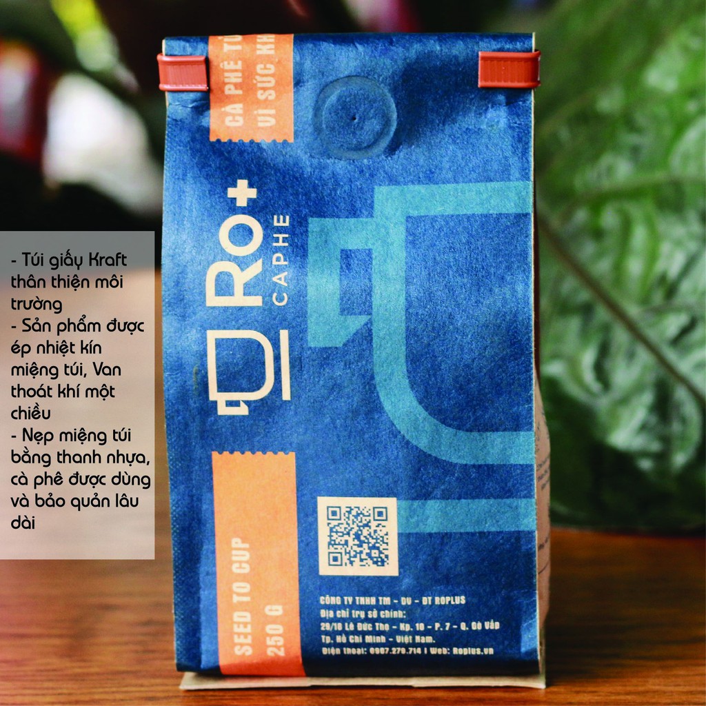 Cà phê Arabica Cầu Đất nguyên chất 100% thơm quyến rũ Pha Máy,ColdBrew, Drip từ Roplus Coffee