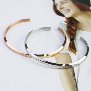 Vòng tay cuff nam nữ vòng tay đôi vòng tay cặp chất liệu titan không gỉ sét - namimi