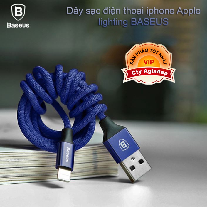 Dây Cáp sạc iPhone xịn hàng hiệu BASEUS cao cấp