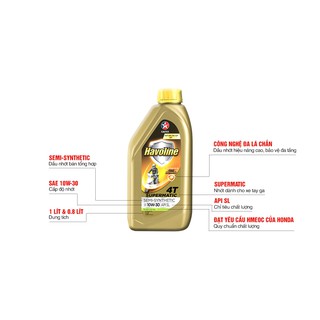 Nhớt Xe tay ga Caltex Havoline Super Matic 10W40 (0.8L)