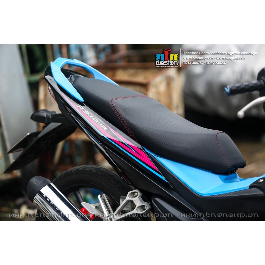 Tem Rời Dán Xe Winner V1 Mẫu Hồng Xanh Đen Cực Chất, Hàng 3 Lớp Chất Lượng Cao