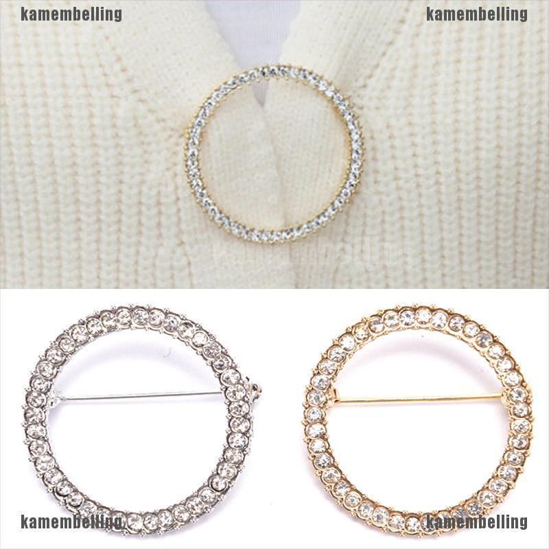 Phụ Kiện Giá Đỡ Kẹp Pha Lê Tròn Đơn Giản Cho Nữ