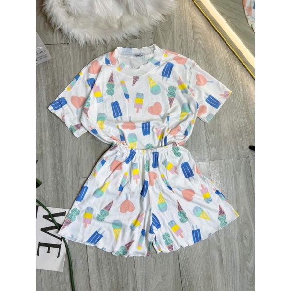 bộ cotton đùi
