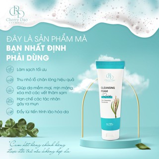 Sữa rửa mặt Cám Gạo Cherry Đào