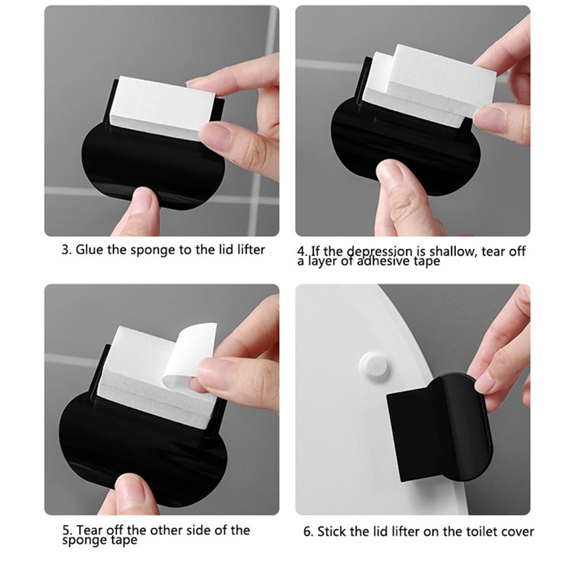 Dụng Cụ Giá Đỡ Nắp Toilet Chống Bẩn Tiện Dụng