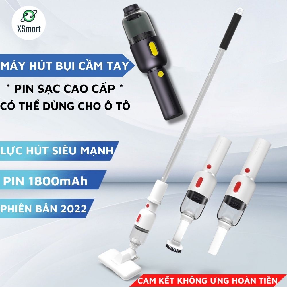 Máy Hút Bụi Cầm Tay Không Dây OBX5 Faster Hút Bụi Đa Năng Nhà Cửa, Ô Tô Pin Sạc