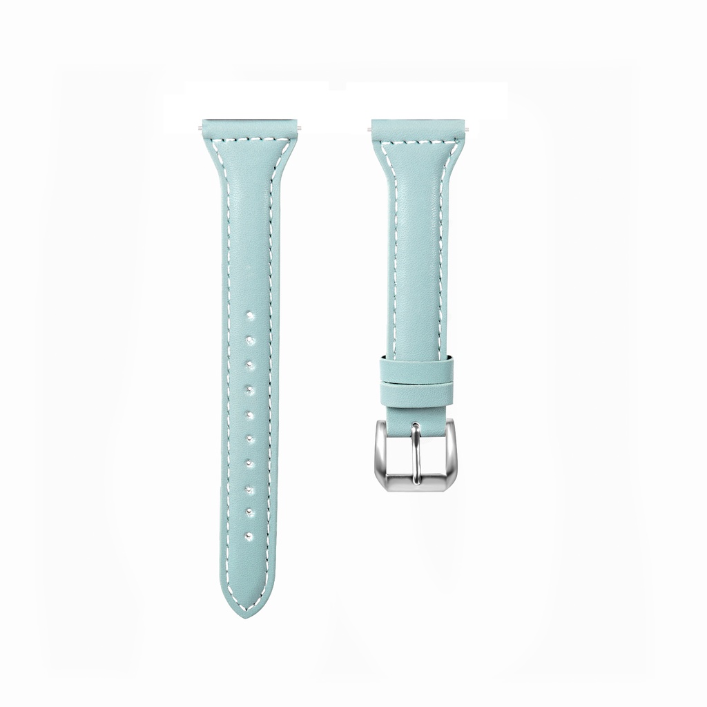 Dây Đeo Bằng Da Thật Mỏng 20mm Cho Đồng Hồ Thông Minh Huami Amazfit GTS 4 mini 2 2e 3 GTS2 GTS3 / Bip 3 Pro Lite S U Pop