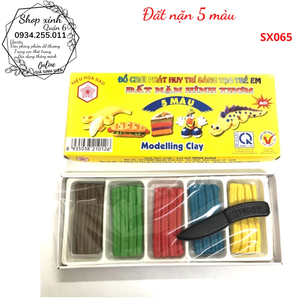 Đất nặn 5 màu Hoa Anh Đào  #shopxinhquan6#