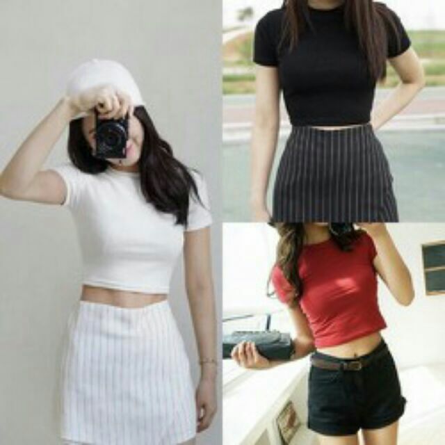 ÁO CROP BODY CỘC TAY