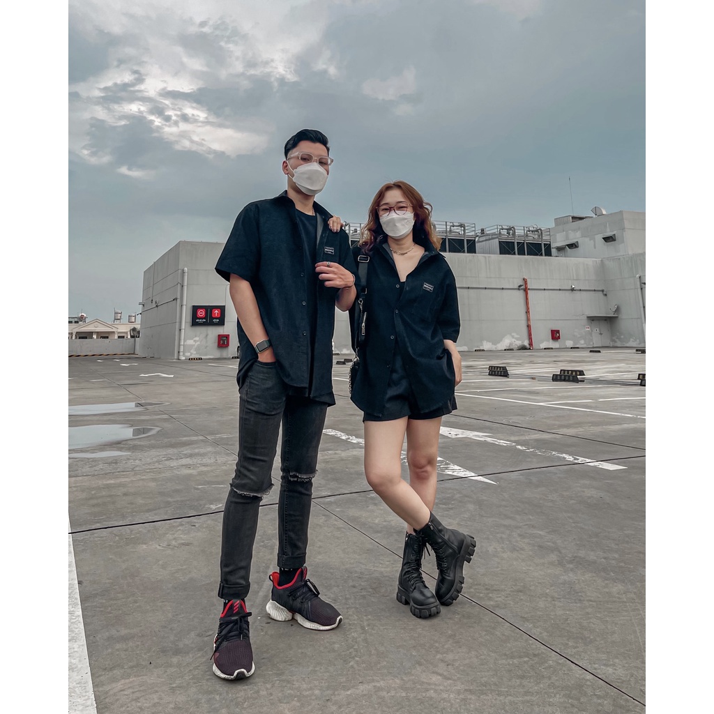 Áo sơ mi nhung tăm tay ngắn nam nữ form rộng thời trang đẹp có nhiều màu hottrend MOHALI TN001