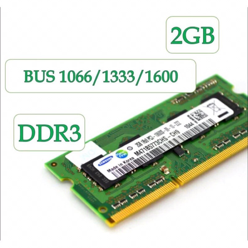 2GB/DDR3/Bus 1333(laptop)