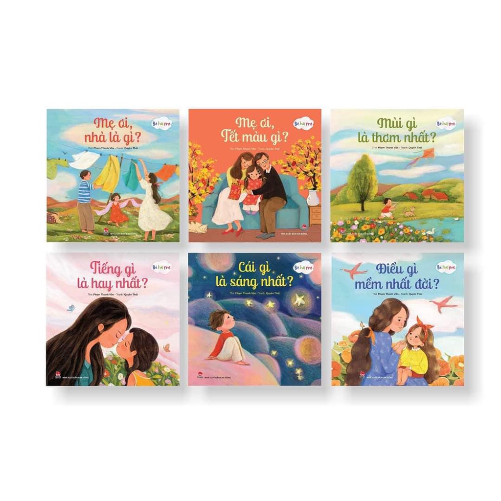 Sách - bé hỏi mẹ - mẹ ơi, tết màu gì - bộ 6 cuốn