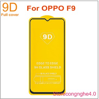 Kính cường lực 9d full màn oppo f9