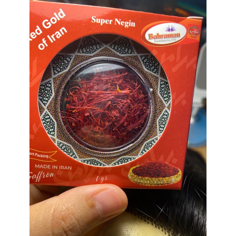 HỘP 1G SAFFARON NHỤY HOA NGHỆ TÂY IRAN
