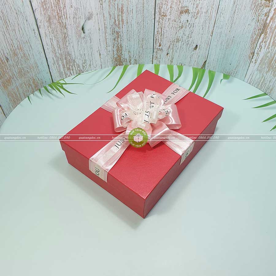 Hộp quà chữ nhật kích thước 23x17x7cm – HQ25
