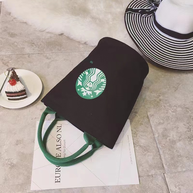 Túi Đựng Hộp Cơm Trưa Starbucks Đa Năng Thời Trang Cho Nữ