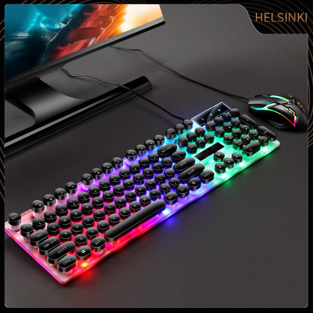 Bàn Phím Chơi Game Có Dây Đèn Led Gtx300 Nhiều Màu Cho Pc Laptop