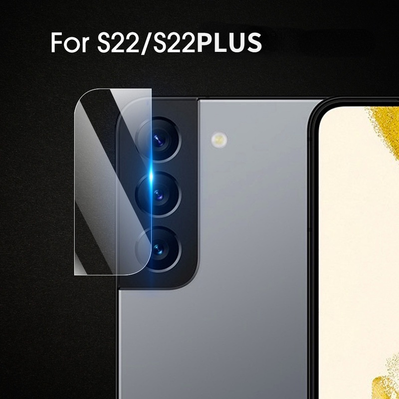 1 Miếng Dán Cường Lực Bảo Vệ Ống Kính Camera Cho Samsung Galaxy S22 S22Plus S22Ultra / HD