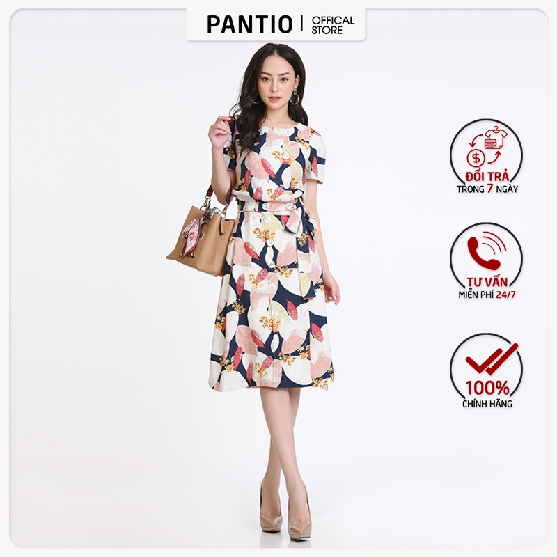 Chấn váy dài thô mỏng họa tiết nổi bật dáng chữ A  BJD52159- PANTIO | BigBuy360 - bigbuy360.vn