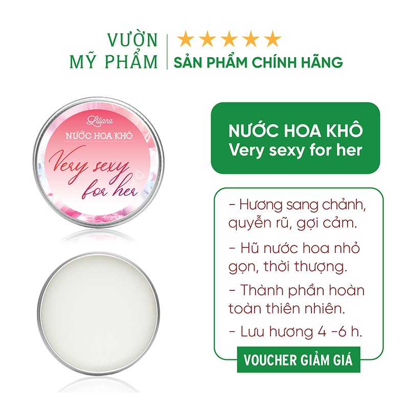 Nước Hoa Khô Thơm Liliana - Hương thơm theo tính cách nàng