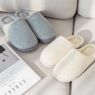 Dép Bông Đi Trong Nhà Đế Mềm Chống Trượt Phong Cách Nhật Bản Cho Cặp Đôi