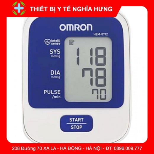 Máy đo huyết áp điện tử tự động Omron HEM - 8712 + Mua kèm deal sốc Bộ chuyển đổi 5000.Đ