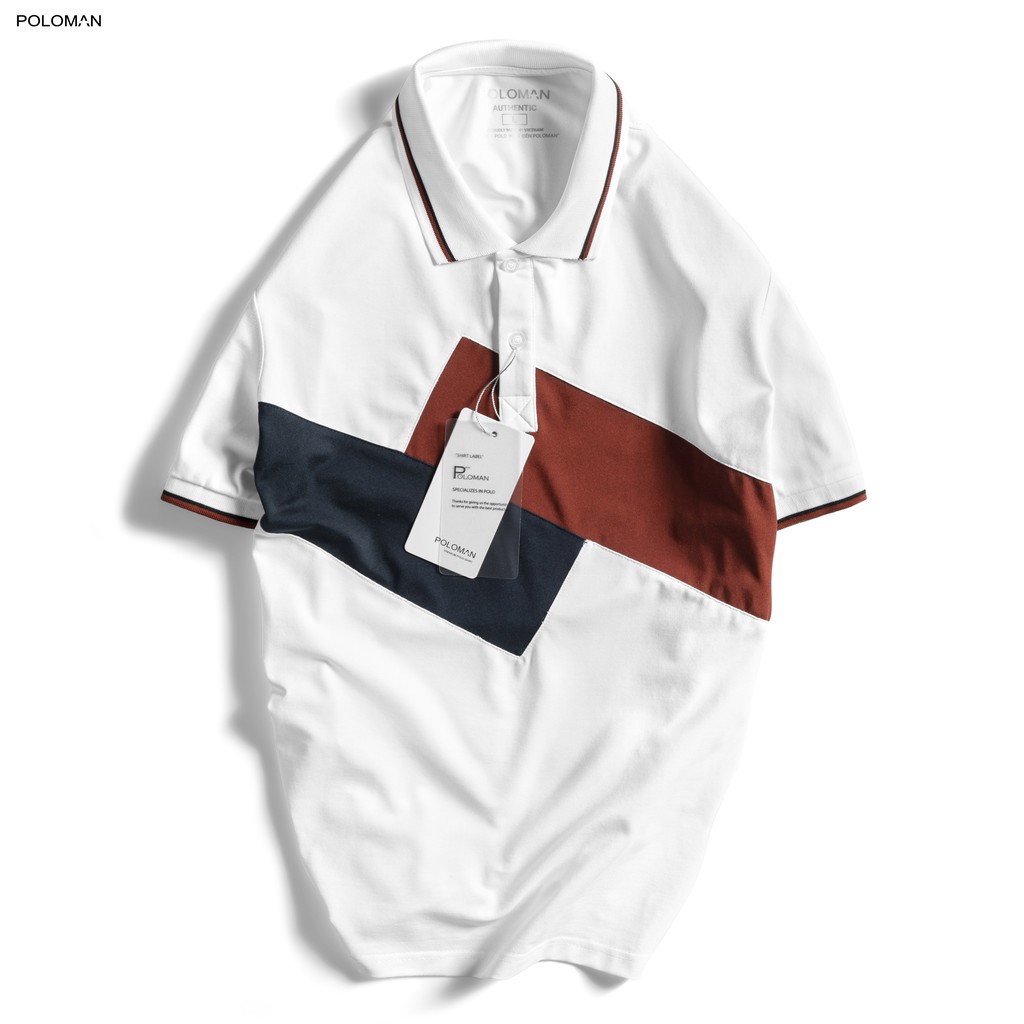 Áo Polo nam cổ bẻ phối NOLEX,vải cá sấu Cotton xuất xịn,chuẩn form, sang trọng - thanh lịch - POLOMAN