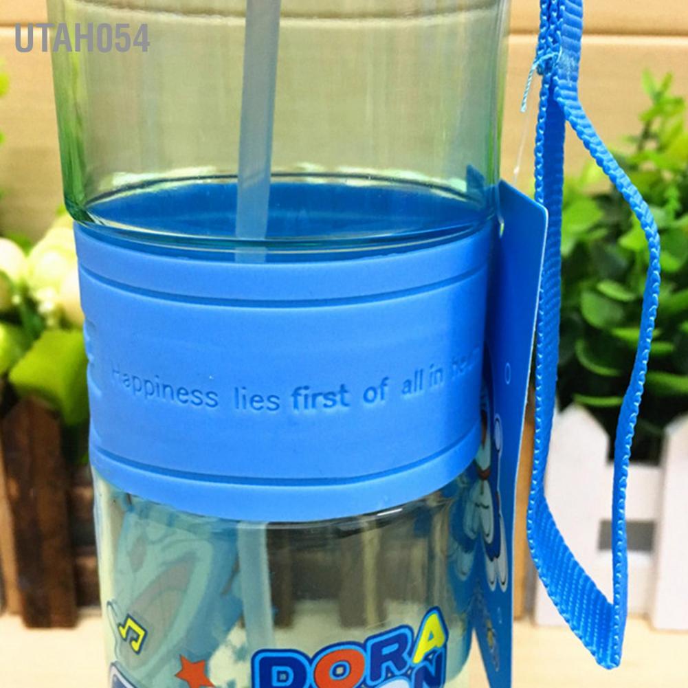 Utah054 Utah054 Trẻ em Chai nước rơm Học sinh Thể thao Phim hoạt hình Cốc nhựa Di động cho