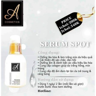 SERUM SPOT HUYẾT THANH A COSMETICS [ CHÍNH HÃNG]