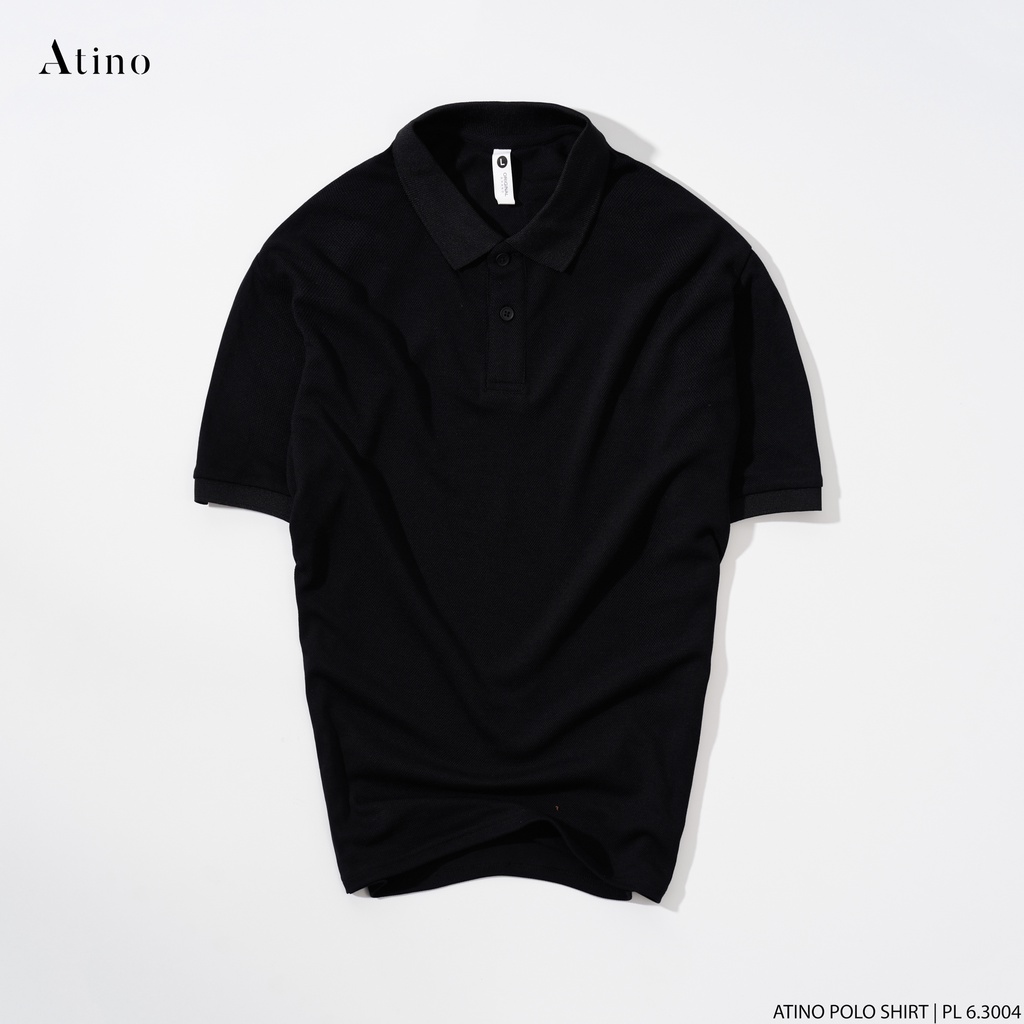 Áo Polo Nam thanh lịch ATINO vải cá sấu Cotton thoáng mát trẻ trung chuẩn form regular PL9.3004
