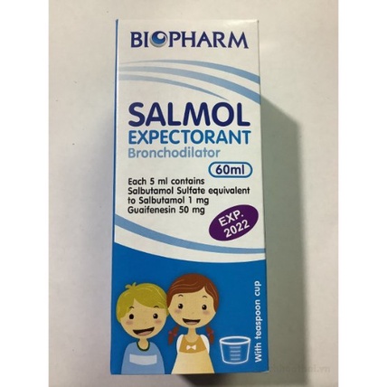 Si rô long đờm bổ pћổi cho trẻ từ 2 tuổi Salmol Expectorant Bronchodilator and Mucolytic