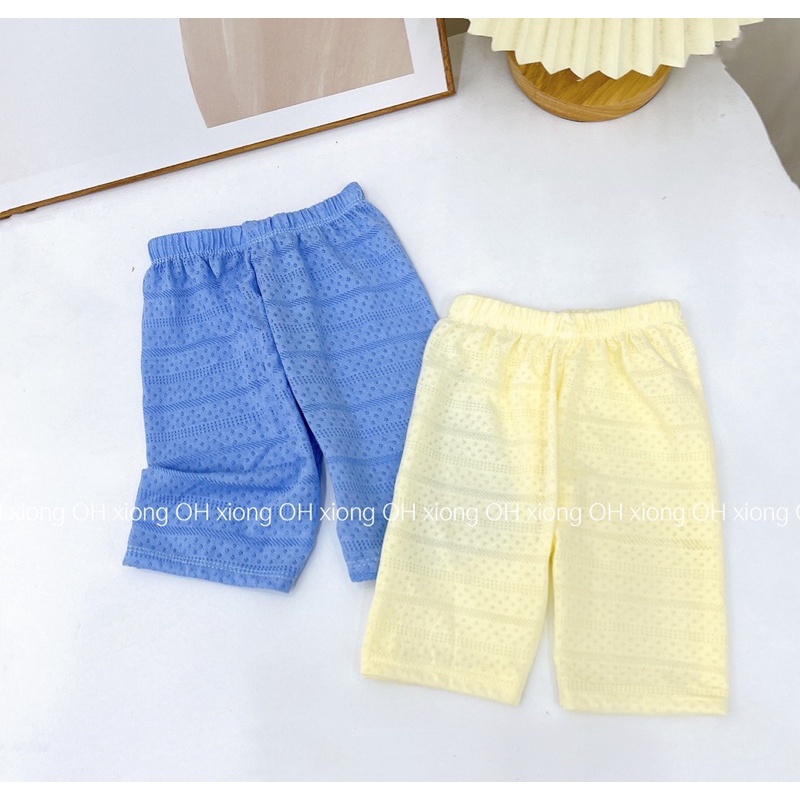 Quần legging lửng thông hơi bé gái
