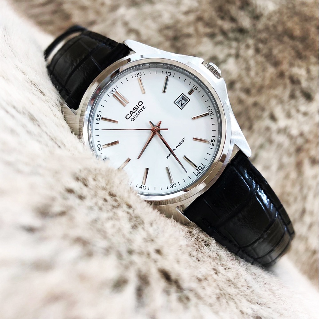 [FREESHIP] Đồng hồ nam dây da Casio chính hãng Anh Khuê MTP-1183 (7 màu sắc)