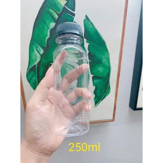Chai nhựa Tròn/Vuông 250ml fi30 kèm nắp