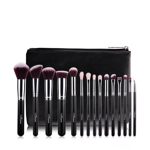 (HÀNG CHÍNH HÃNG) Bộ cọ trang điểm chuyên nghiệp cao cấp 15 cây MSQ Luxury Classic 15 psc Antipacterial Pro Brush Set