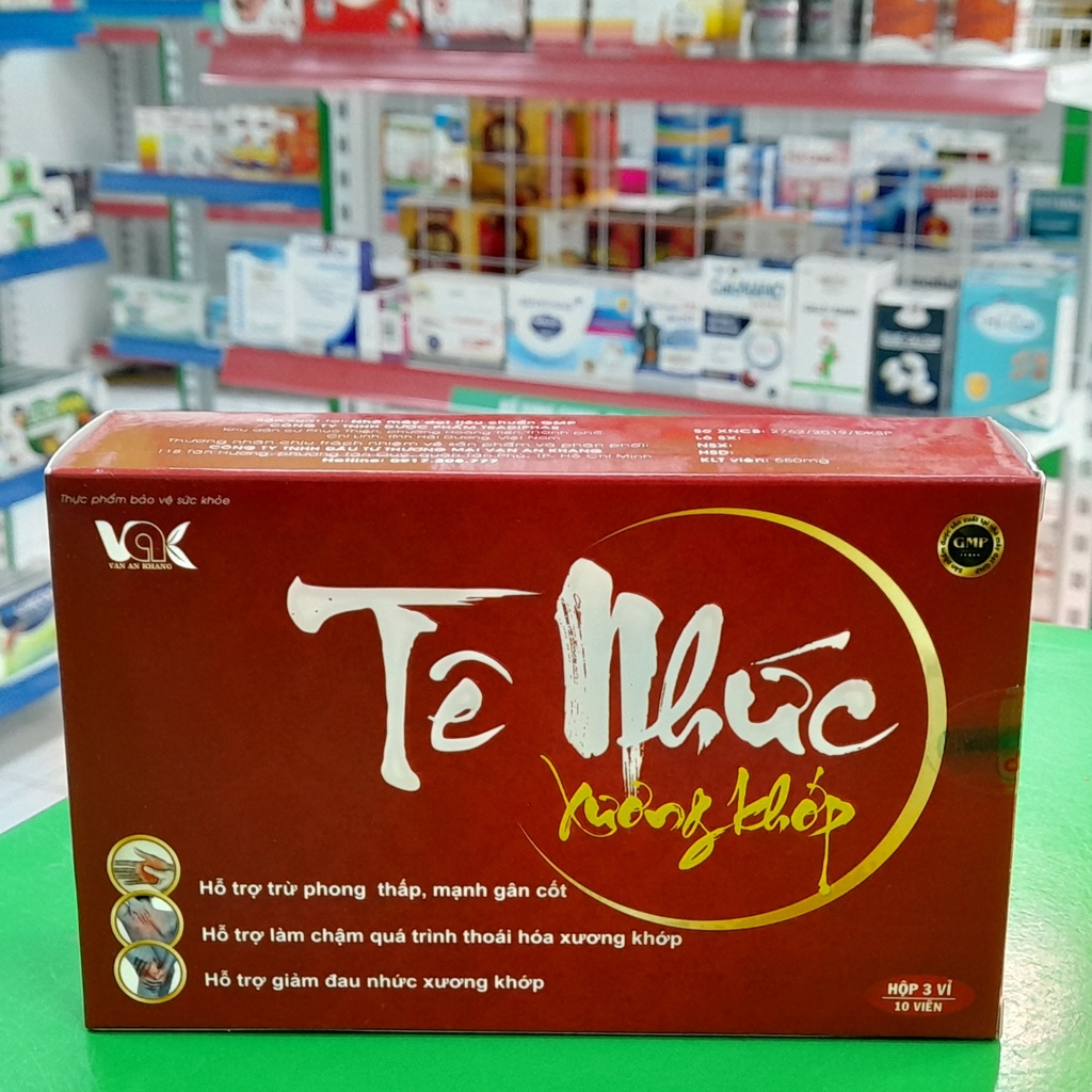 Tê Nhức Xương Khớp- Hỗ trợ hoạt huyết, trừ phong thấp, mạnh gân cốt, hỗ trợ làm chậm quá tình thoái hóa xương khớp