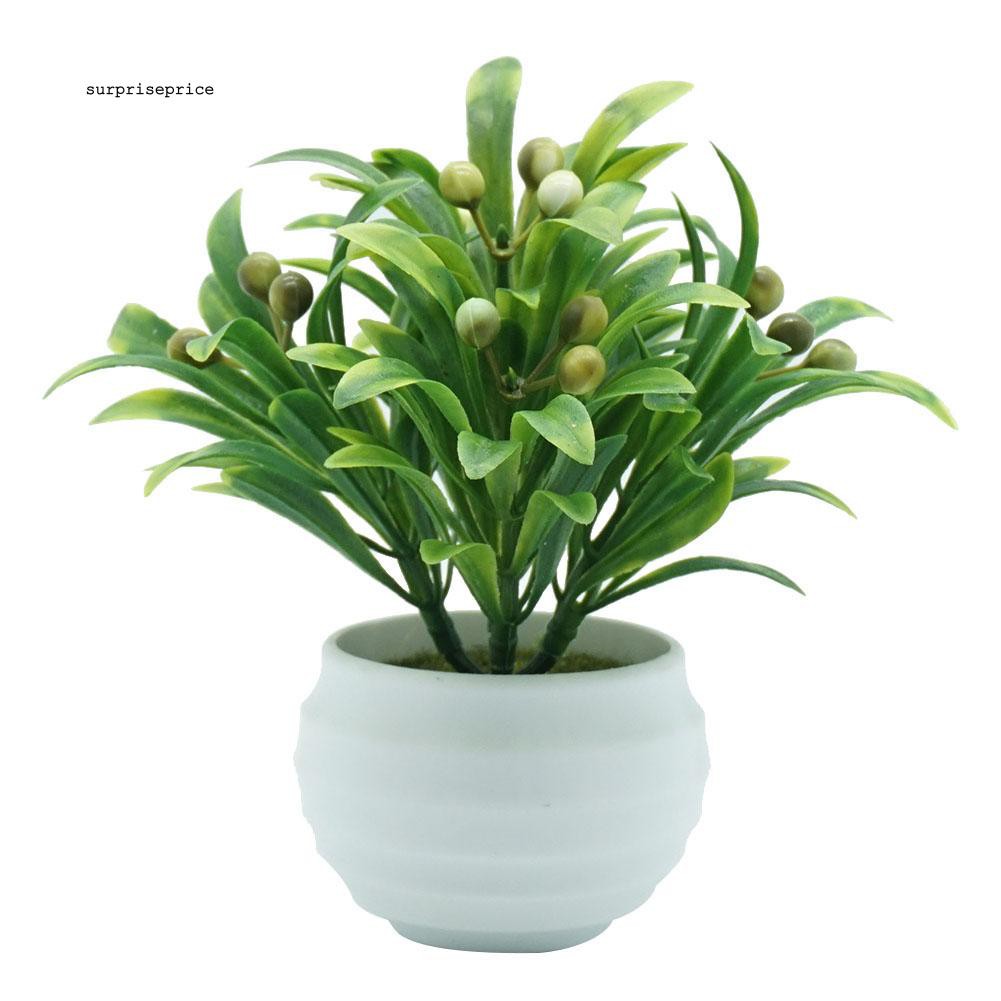 Chậu Cây Bonsai Giả Trang Trí Nội Thất Phòng Khách Sân Vườn