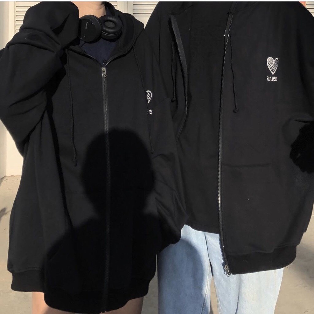 Áo khoác unisex G-ALPHA Nỉ Hàn Quốc Heart, áo khoác hoodie ulzzang G-ALPHA - C005 | BigBuy360 - bigbuy360.vn