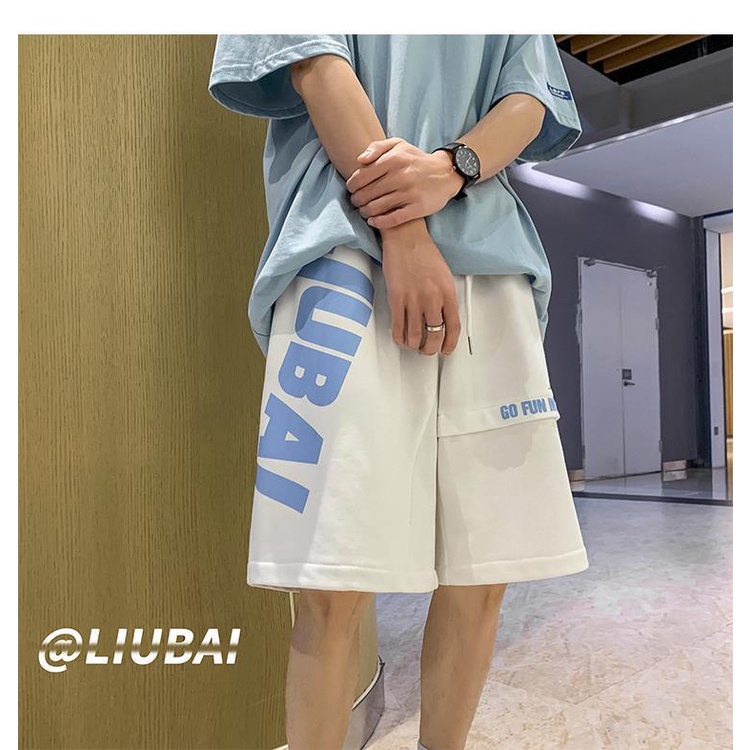 Quần Short Thể Thao Ống Rộng Phong Cách Hàn Quốc Dành Cho Cả Nam Và Nữ