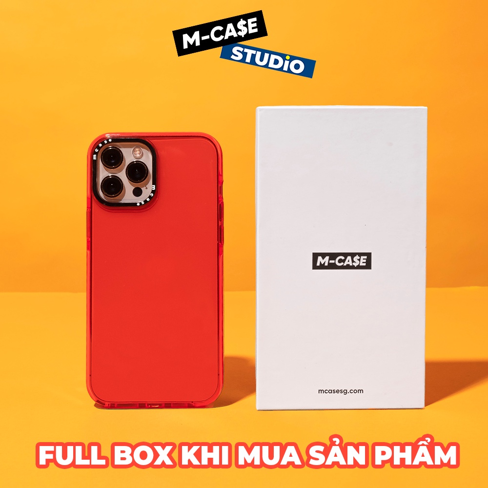 Ốp lưng iPhone chống sốc MCASE Đỏ 11 / 11 Pro Max / 12 / 12 Pro Max / 13 / 13 Pro Max / 14 / 14 Pro Max