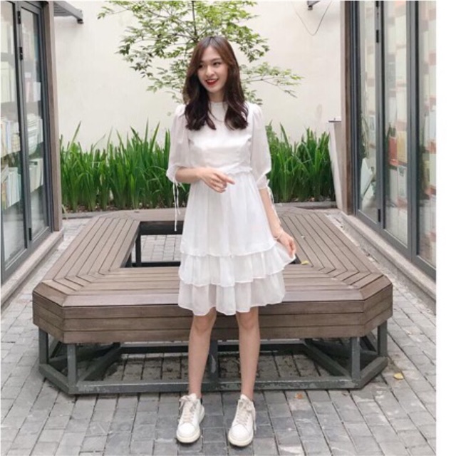 Đầm dự tiệc voan 2 tầng cao cấp | BigBuy360 - bigbuy360.vn