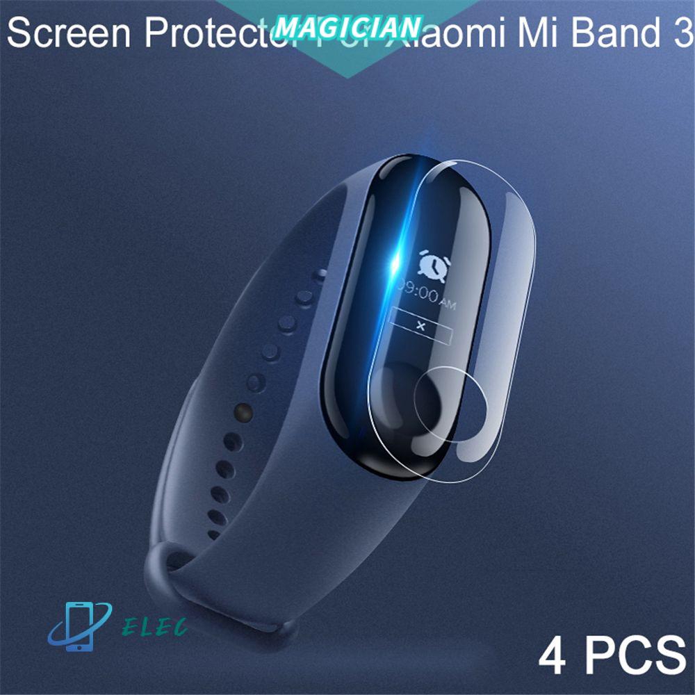 4 Miếng Dán Bảo Vệ Màn Hình Cho Xiaomi Miband 3