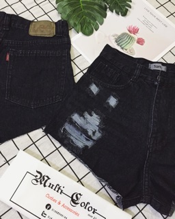 Quần short jean nữ lưng cao (100% ảnh thật)