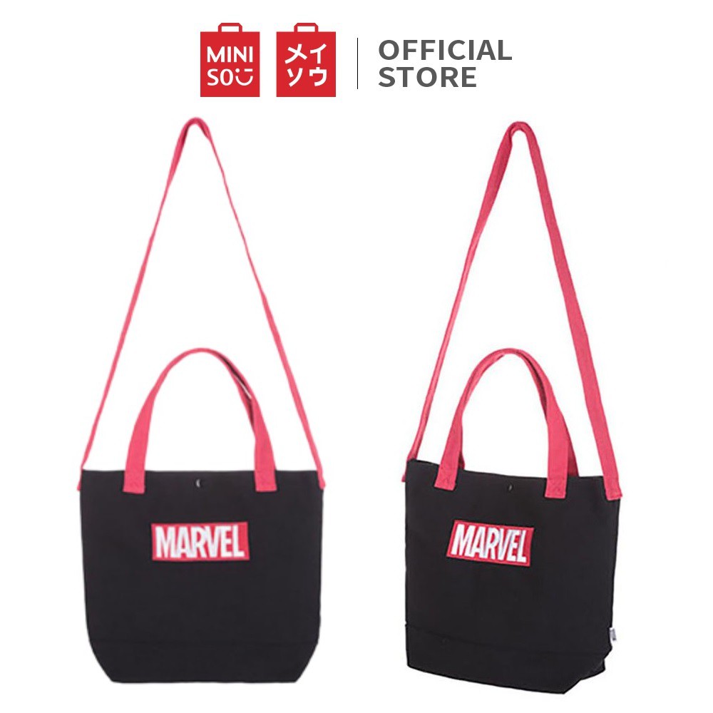 [Mã MINI11FFF giảm 5% đơn 150K] Túi đeo chéo Miniso hình Marvel (Đen) - Hàng chính hãng