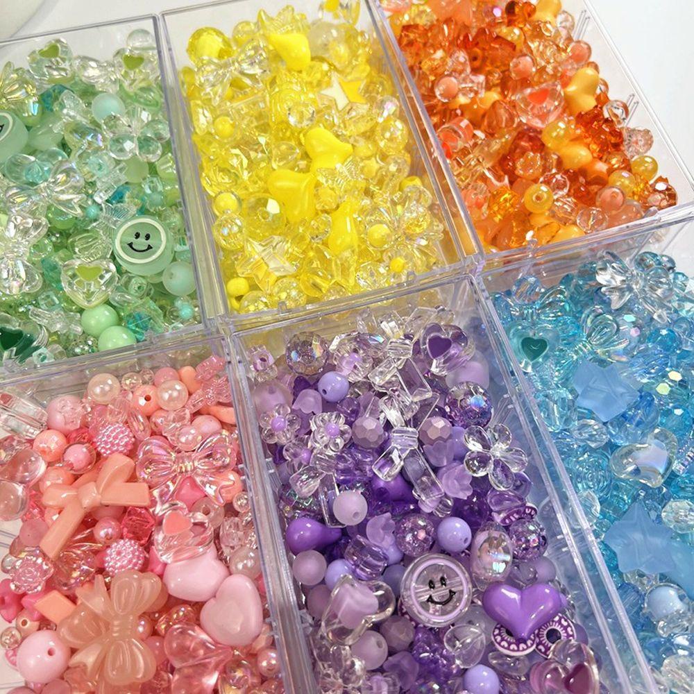Chuỗi Hạt Tròn Màu Sắc Ngọt Ngào Dùng Làm Vòng Đeo Tay / Đồ Thủ Công