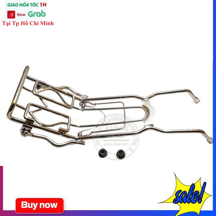 Baga Giữa Cho Xe Máy Dream Inox Trắng Sáng Dày 10 Ly